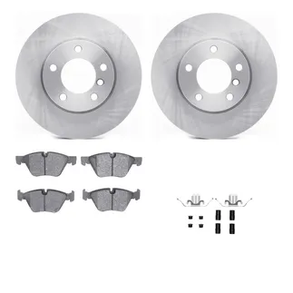 R1 Concepts WFWH1-31089 E- Line Series Brake Rotor W/ Ceramic Brake Pads & Hdw